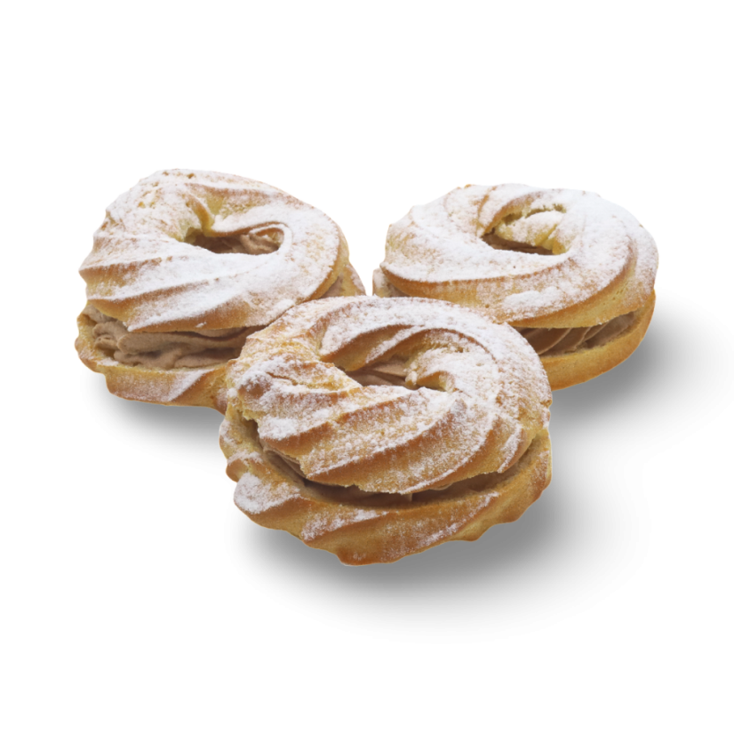 Věneček s nutellovou šlehačkou (4 ks)
