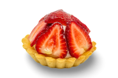 Tartaletka s jahodami (4 ks)